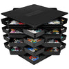 8 Puzzle Sorting Trays With Lid 8X8 Premiunm Puzzle Trays For Puzzle Lovers For Puzzles Up To 1000-1500 Pieces,Puzzle Tray, Convenient Tool For Puzzle Lovers (Black)
