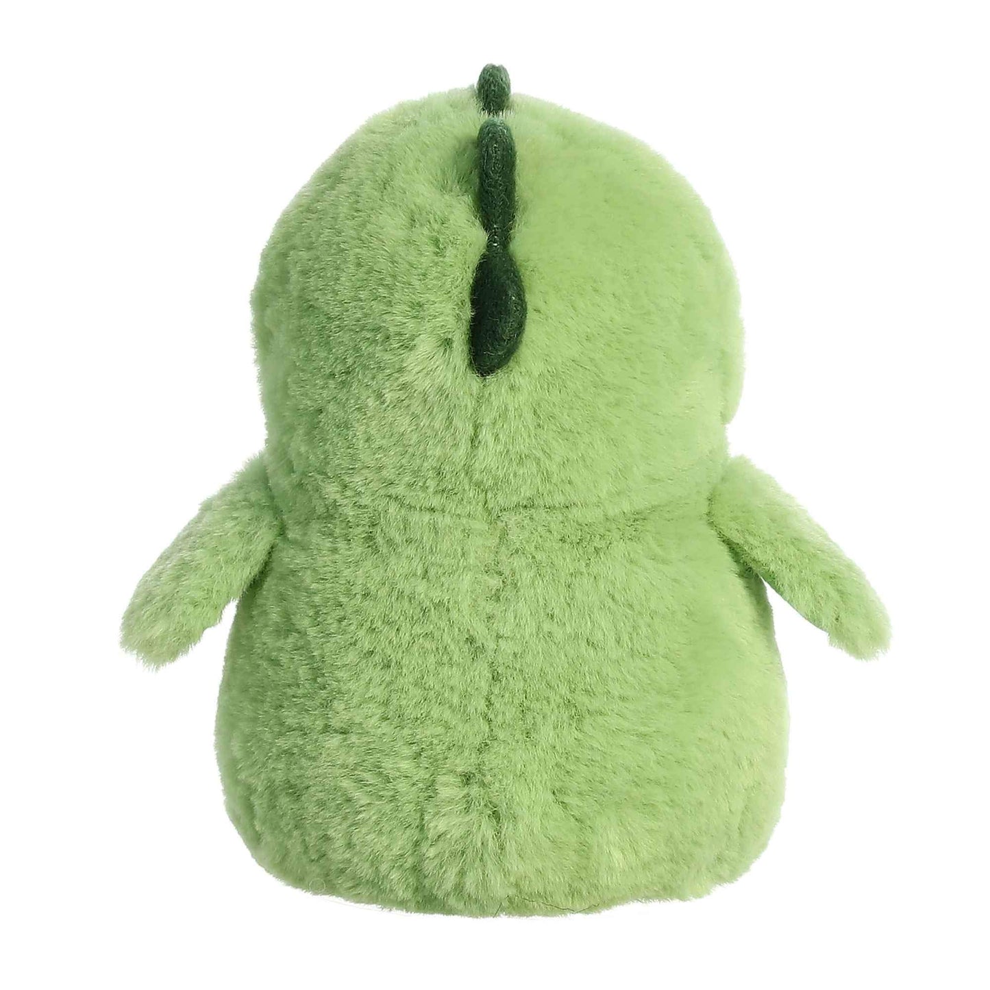 Aurora® Playful Pompom Penguin™ Dino Stuffed Animal - Vibrant Companions - Endless Fun - Green 7 Inches
