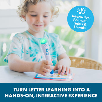 Educational Insights Hot Dots Alphabet Set With 72 Activities, Learn To Read Preschool Set With Interactive Pen, Ages 3+, Medium, Includes 36 Double-Sided Cards And Pen