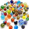 Dshmixia 71Pcs Assorted Marbles For Kids Handmade Big And Small Glass Marbles Bulk Set For Marble Game Toy Cool Colorful Marbles
