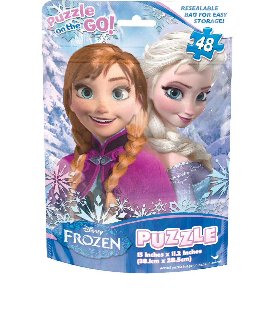 Frozen Basic Puzzle On The Go In Foil Bag (48-Piece) Assorted Puzzles