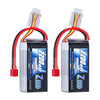 Zeee 3S Lipo Battery 2200mAh 11.1V 50C Shorty Pack Battery with Deans Plug for RC Car Truck Vehicles RC Boat RC Drone Airplane Q