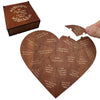 Wooden Mom Puzzle Pieces Gift - 20 Reasons Why I Love You Mom Keepsake Box - Sentimental Mothers Day, Birthday, Christmas Or Tha
