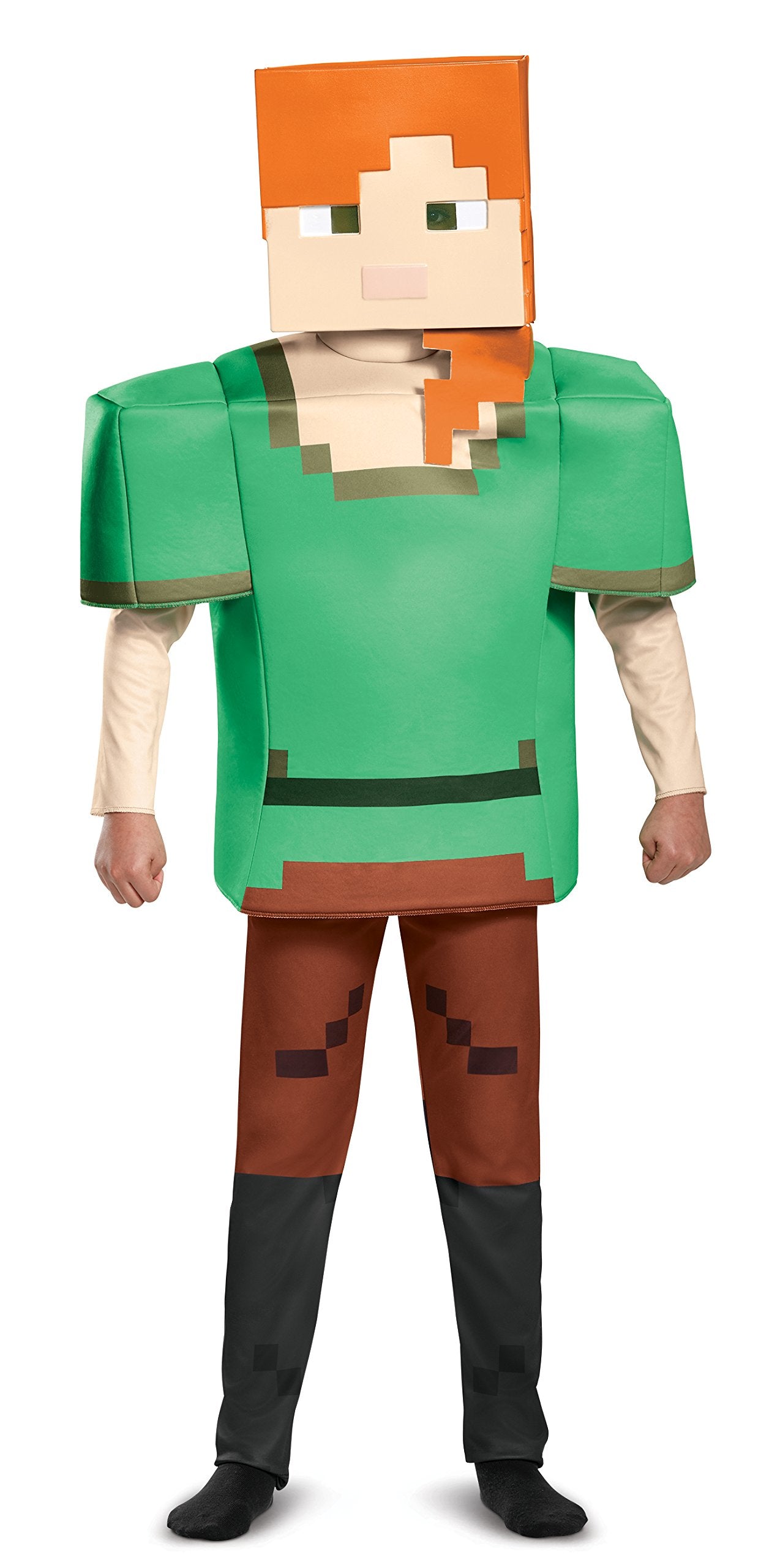 Alex Deluxe Minecraft Costume, Multicolor, Medium (7-8)