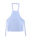 Jennice House Kids Aprons, Children'S Artists Aprons Pure Cotton Gingham Aprons With Pocket And Adjustable Neck Strap, Painting Apron, Baby Chef Apron Party Aprons (Blue, S)