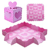 Tamiplay Foam Play Mat - 25Pcs Interlocking Puzzle Mat for Kids, Pink Heart, EVA Material, Model mlb-pmdd-005