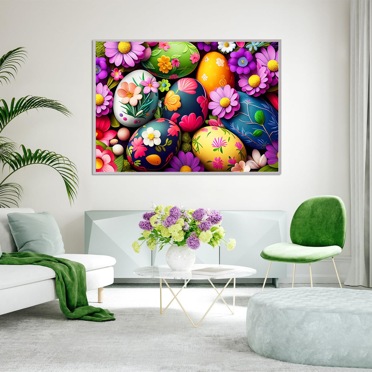 Easter Jigsaw Puzzles For Kids Colorful Easter Egg Puzzle Easter Puzzles For Adults 1000 Piece Jigsaw Puzzles