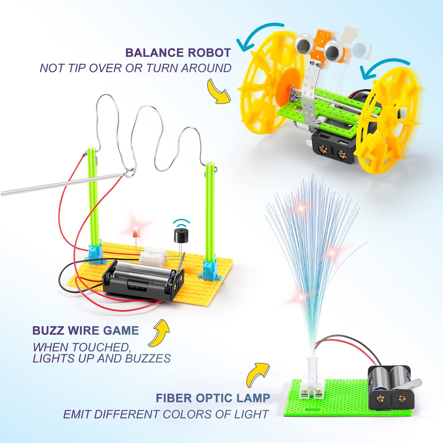 Build A Robot Kit For Kids 8-12, Stem Robotics Building Kits Electronic Robotic Projects Science Experiments, Steam Toys For Boys Girls Engineering Activities Diy Coding Robots 6 7 8 + Year Old
