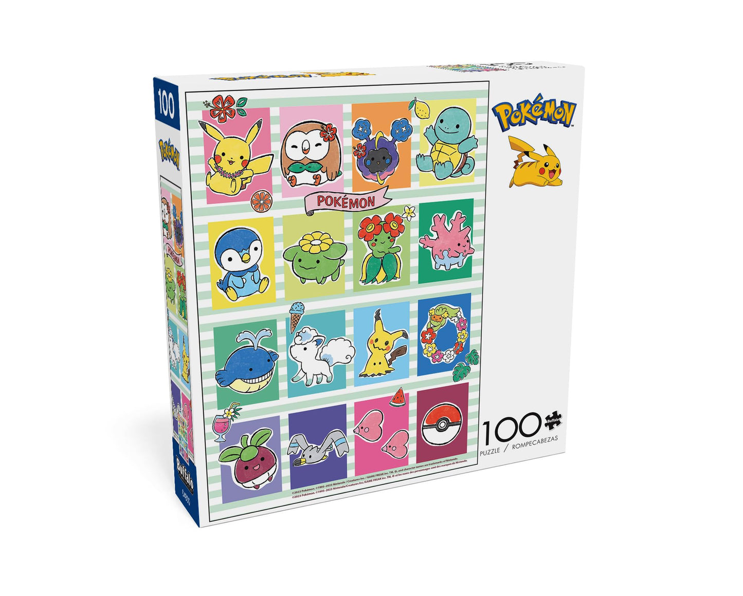 Buffalo Games - Pok Mon - Pokemon Cuties - 100 Piece Jigsaw Puzzle For Families Challenging Puzzle Perfect For Game Nights