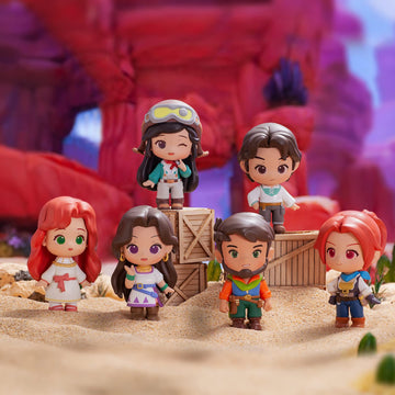 Official My Time At Sandrock Series 5Pc Blind Box Figurine Box Popular Collective Random Art Toy Creative Gift (5Pc, 2.7''-2.9''
