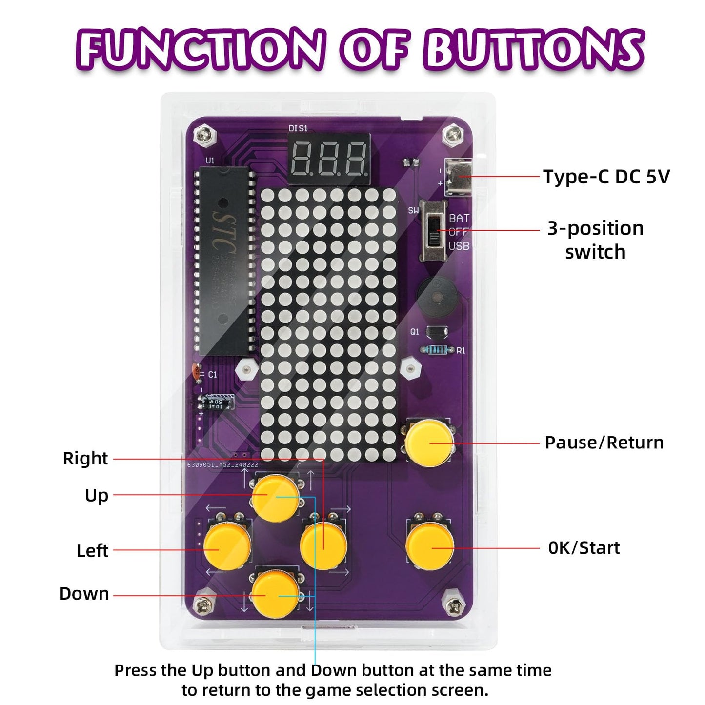 Sciensta Soldering Kit For Beginners, Soldering Practice Kit With Retro Classic Games, Soldering Projects For Stem Education, El