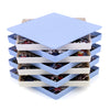 Rechiato 8 Puzzle Sorting Trays With Lid 8X8 Premiunm Puzzle Trays Gift For Puzzle Lovers For Puzzles Up To 1000-1500 Pieces,Puzzle Tray, Convenient Tool For Puzzle Lovers Blue And White