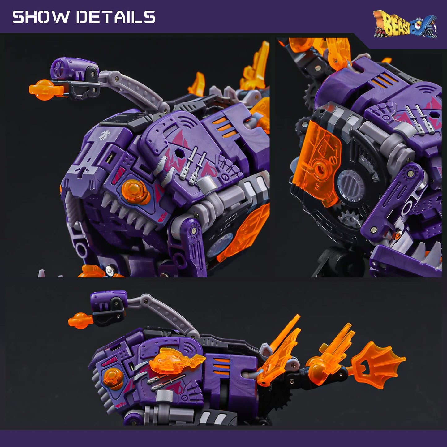 52Toys Deformation Toy Beastbox Series Bb-42Kr Kharon, Robot Deformation Toys For 8 Year Old Boy Gift, Fish Action Figures