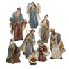 Kurt Adler Resin Nativity Figurine Set, 6.25-Inch, Set Of 8