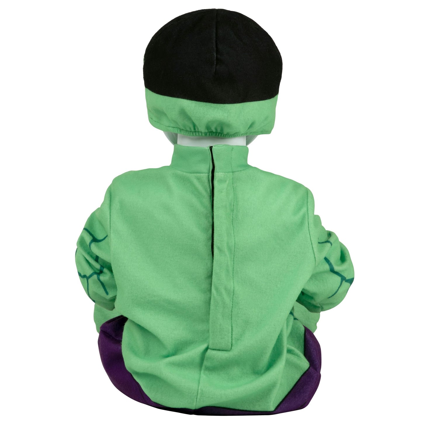 Marvel Hulk Official Infant Halloween Costume - Premium Quality Minky Fabric Jumpsuit And Non-Slip Booties (12-18M) Green