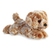 Aurora® Mini Flopsie™ Coco Lab™ Stuffed Animal, 8" Brown & White, Soft Polyester, Model 31795, Adorable Plush Toy