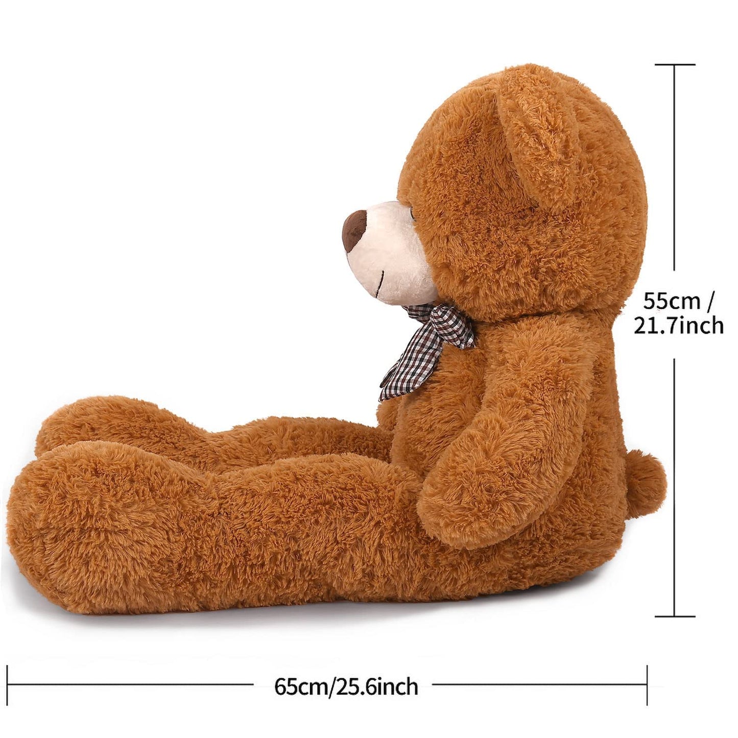 Sausudols Giant Teddy Bear 43 Inches Stuffed Animal Plush Bear For Girls Boys Cuddly Teddy Bear Gift For Valentine'S Day Christm