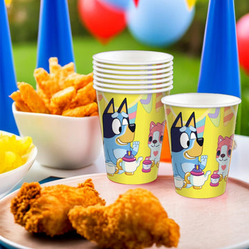 amscan Bluey Paper Party Cup - 9 oz. |Green| Pack of 8