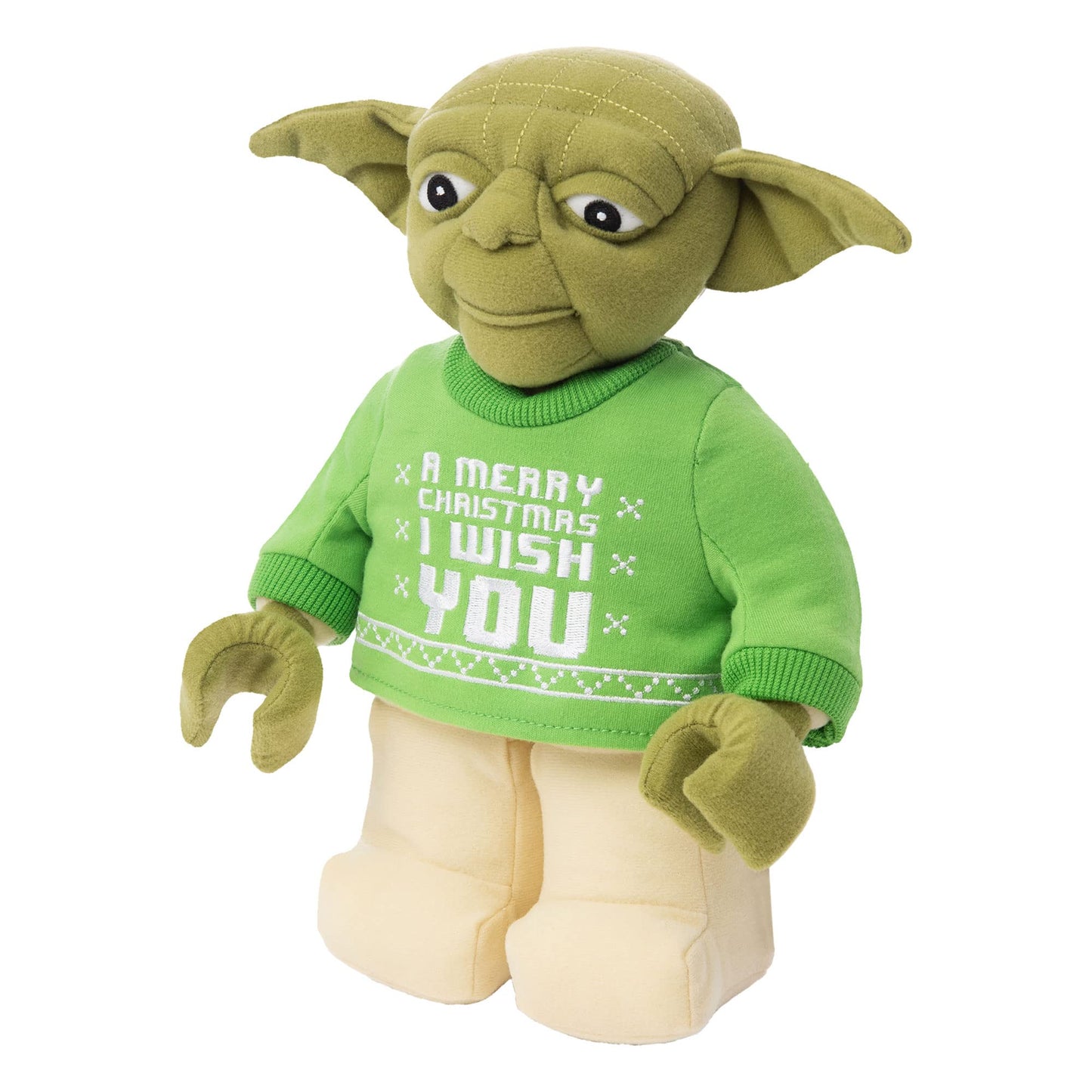 Manhattan Toy Lego Star Wars Holiday Yoda Plush Multicolored 1 Pc