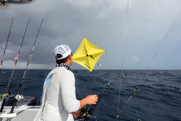 Tigress Fishing Kite, Sturdy Offshore Fishing Kite Constructed Of 100% Carbon Graphite, Includes Extra 5Th Spar, All Purpose Kit