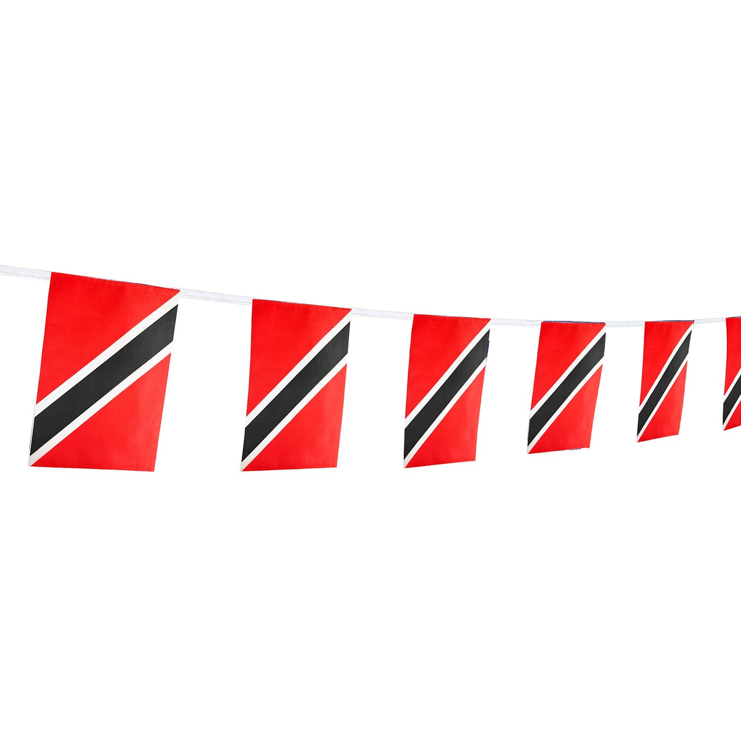 Trinidad Flag Trinidadian Flag,100Feet/76Pcs National Country World Pennant Flags Banner,Party Decorations Supplies For,Bar,Indo