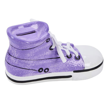 Creative Gifts International Purple Sneaker Bank, Purple, Large