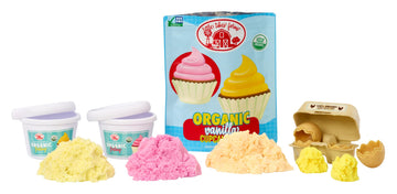 Little Tikes Creative Chefs Bakers Kit with Make-It Mix Play Sand, 18 Accessories, Realistic Pretend Play Set, Boys, Girls, Ages
