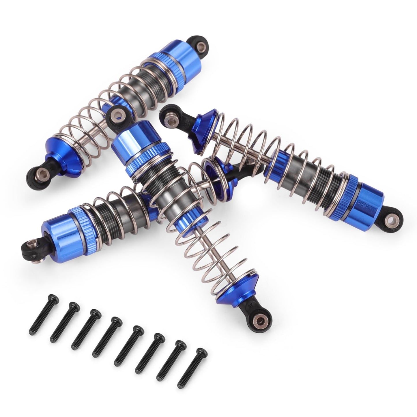 HAIBOXING 1/12TH Scale RC CarS Spare Parts Aluminum Oil Filled Shocks 4pcs,Brushless Control truck replacement parts Apply to 29