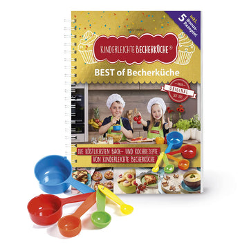 Becherkche Best Of Baking Set Including 5 Colourful Measuring Cups In Practical Biscuit Tin For Your Own Cookies | The 15 Most P