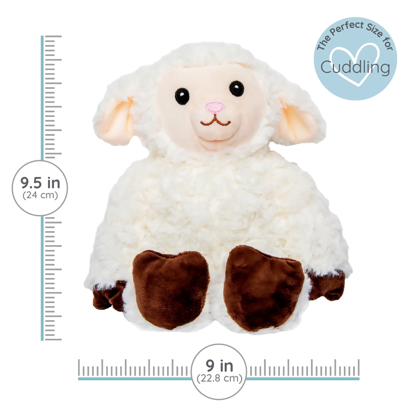 1i4 Group Warm Pals - Sheep - Cozy Microwavable Lavender Scented Plush Toys - Heated Stuffed Animal - Heatable Coolable Bedtime