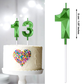 13th Birthday Candles Cake Number Candles Happy Birthday Cake Candles Topper Decoration for Birthday Wedding Anniversary Celebra