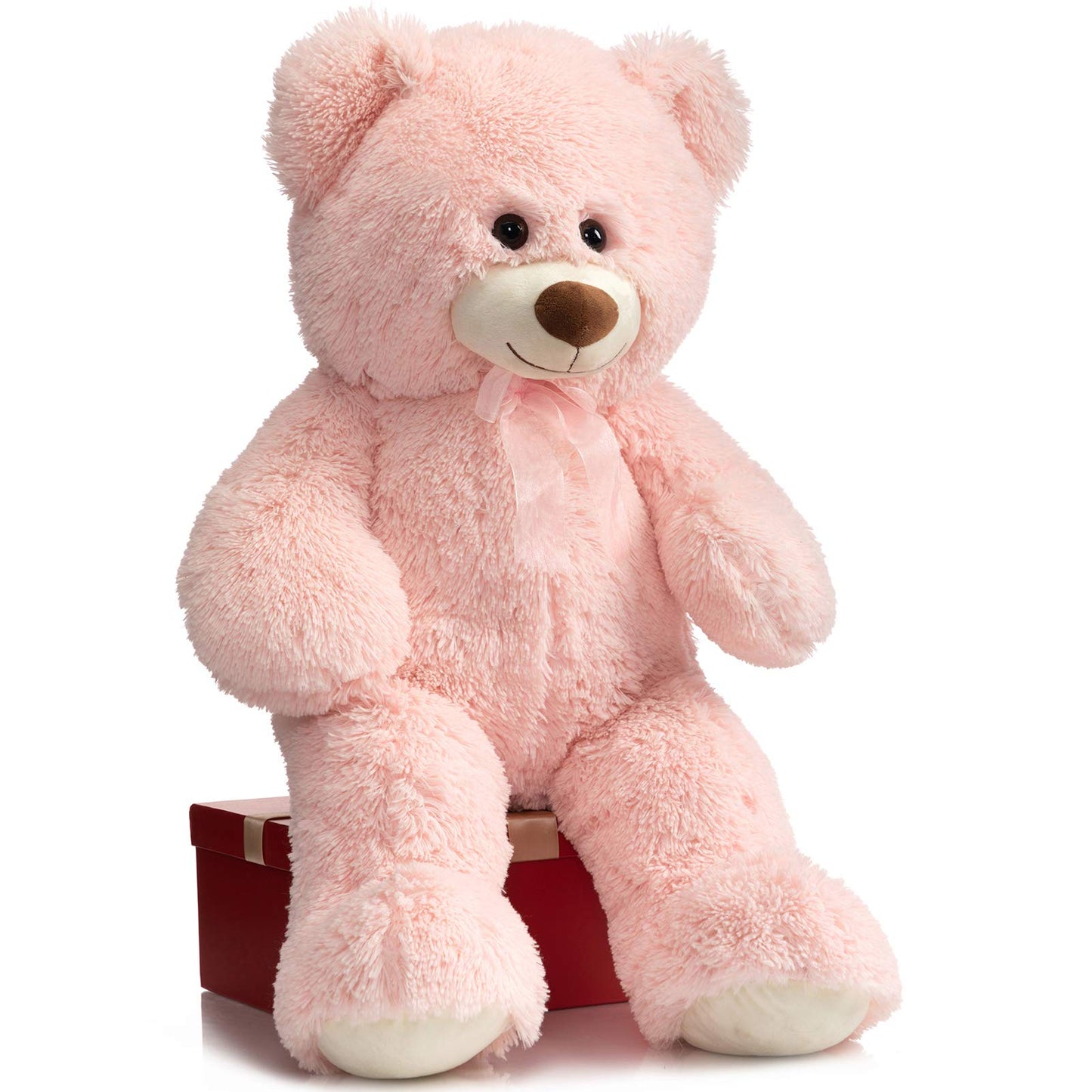 Hollyhome Teddy Bear Plush Giant Teddy Bears Stuffed Animals Teddy Bear Love 36 Inch Pink