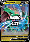Jumbo Pokemon Card - Rayquaza V 100/159 - Crown Zenith - Oversize Card