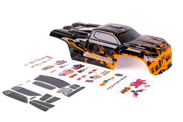 Musbeler Custom Body Compatible For Sledge 6S 4Wd 1/8 Truck Shell Cover (Muddy Orange)