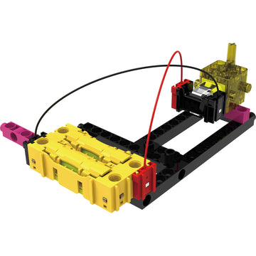Thames & Kosmos Easy Electric Circuits STEM Kit - 15 Experiments, 5 Motorized Models, Plastic, Model 550041, Innovative Building System