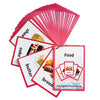 Lilias Food Flash Cards, Toddler Learning Toys, Preschool Learning Toys, Homeschool Supplies, Learning Supplies For Kindergarten, 4.3 X 3.14 Inch, 35 Cards In Set