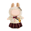 QIUTIMIY Clothes for Doll 17cm Doll Clothes 5-Piece-Set Doll Clothes enhanced Doll Outfit with Accessories-Headdress+Sweater+Shirt+Pleated Skirt+Bag(NO Doll Included)