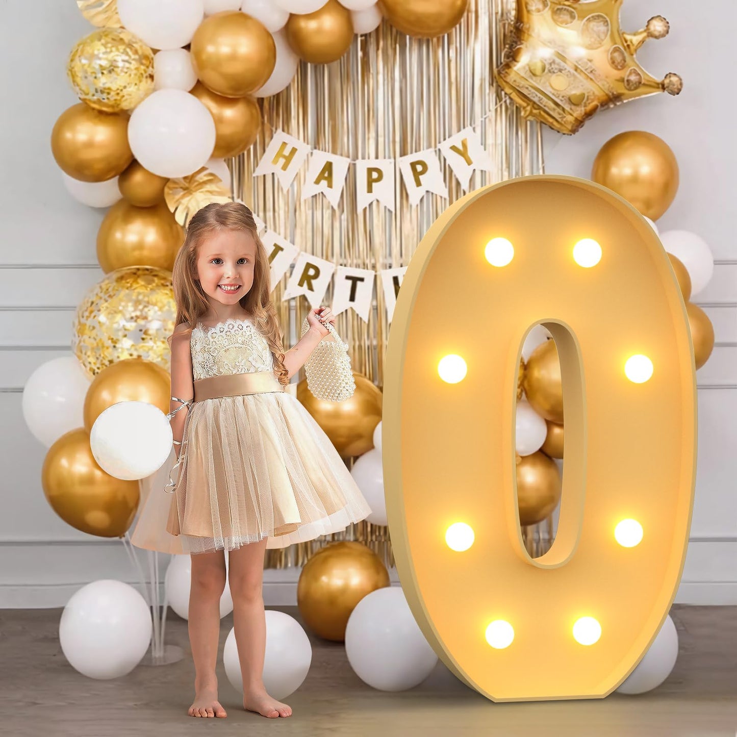 Imprsv 3Ft Marquee Light Up Numbers, Mosaic Numbers For Balloons, Number 0 Balloon Frame, Marquee Light Up Letters, 30Th 40Th 50