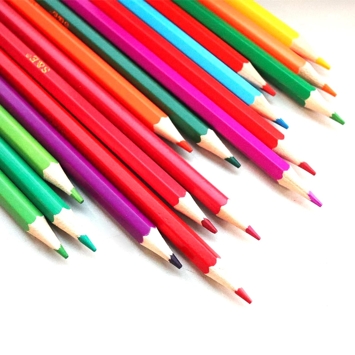 Skkstationery 50Pcs Colored Pencils,50 Vibrant Colors, Drawing Pencils For Sketch, Arts, Coloring Books, Christmas Halloween Gifts