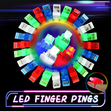 60Pcs LED Finger Lights Mini Finger Flashlights for Kids Glow Novelty Toys Party Favors for Birthday Christmas Halloween Party Supplies for Parties Cheering Novelty Toys Gift for Kids mature-themed