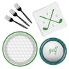 Bqk 96 Pcs Golf Plates And Napkins Golf Birthday Party Decorations Golf Party Supplies Golf Party Decor Golf Decorations For Par