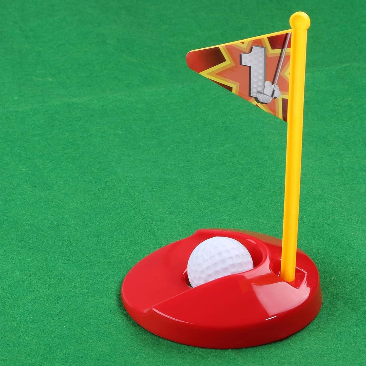 Goodlysports Toilet Golf Game- Practice Mini Golf In Any Restroom/Bathroom - Great Toilet Time, Funny White Elephant Gag Gifts For Golfer, Useful White Elephant Gift Ideas, Golf Gifts For Men.