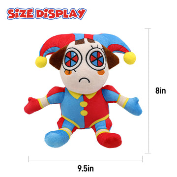 SAJISP Pomni Plushies Toy Set - 4pcs Cotton Stuffed Dolls for Kids & Adults, Perfect Gift for Birthday, Halloween & Christmas