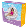 Funsicle: Pearl Princess Lounge - Inflatable Pool & Water Float, 58.5x55x40, Holographic & Pearlized Design, Water Toy, 220 lb C