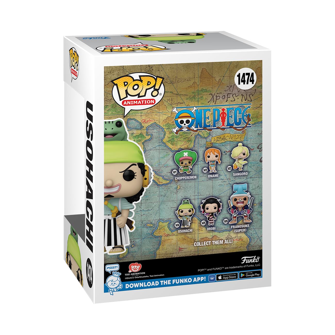 Funko Pop! Animation: One Piece - Usopp - Usohachi - (Wano) - Collectable Vinyl Figure - Gift Idea - Official Merchandise - For Kids & Adults - Anime Fans - Model Figure For Collectors And Display