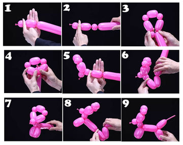 100Pcs Magic Balloons Kit, Colorful Long Latex Sculpture Twist Balloon Animal Balloons Diy Balloons for Birthday kids Wedding Pa