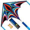 Sgftre Blue Large Delta Kites Flying Toys Easy To Fly