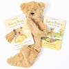 Slumberkins Honey Bear Snuggler Bundle with 2 Board Books | Promotes Gratitude & Sharing | Ideal Social Emotional Tools for Ages 0+