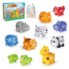 Learning Toys For 2 3 4 Year Old, 52 Pcs Abc Animal Alphabet Match Game With Uppercase Lowercase, 10 Different Animal Figures, P