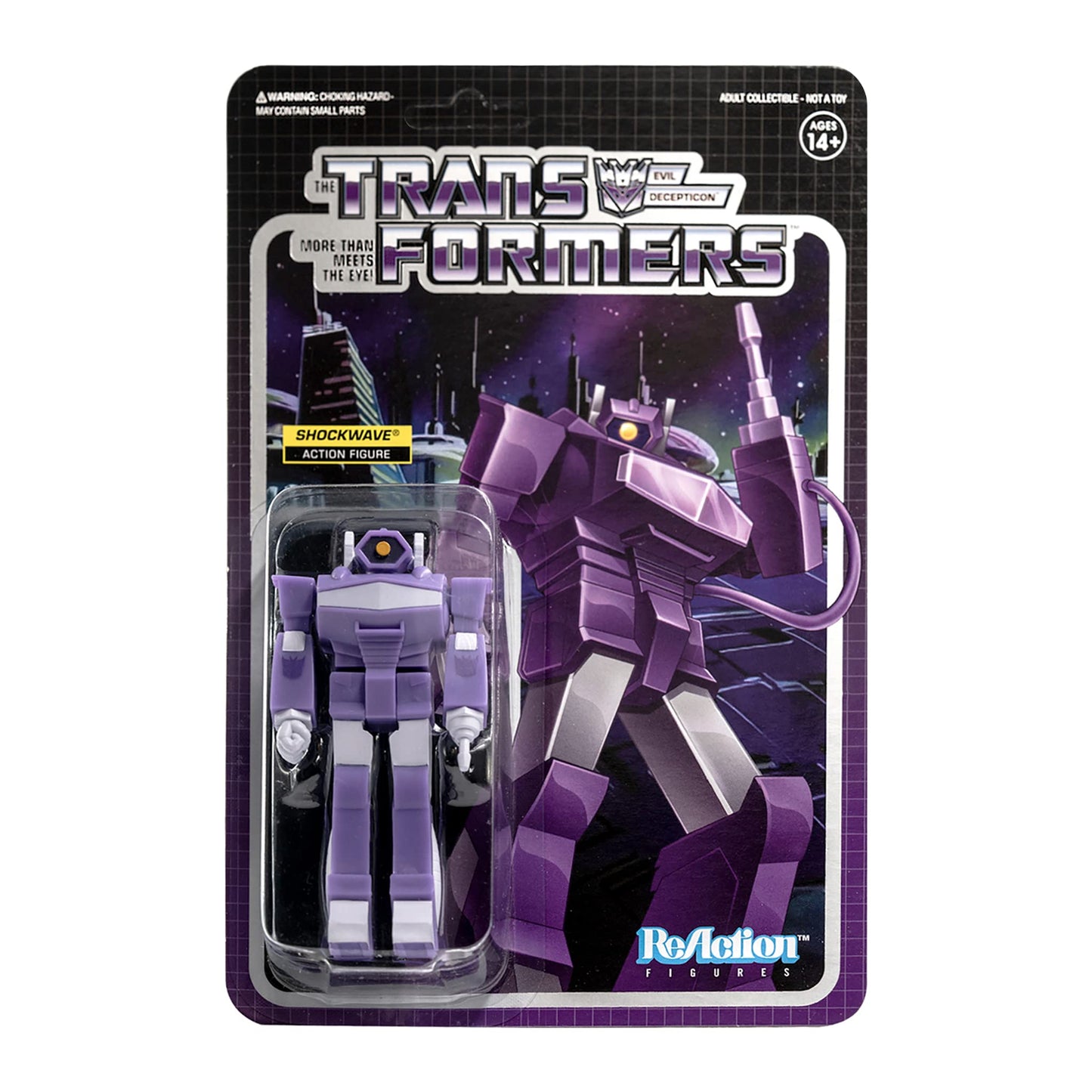 Super7 Transformers Shockwave 3.75 In Reaction Figure